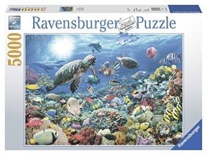 Ravensburger Beneath The Sea - 5000 Piece Jigsaw Puzzle | Precision Fit | Premium Quality | Great Group Activity | FSC Certified