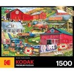 RoseArt - Kodak Premium - Country Compilation - 1500 Piece Jigsaw Puzzle for Adults