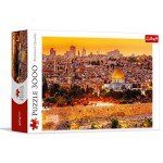 Trefl The Roofs of Jerusalem 3000 Piece Jigsaw Puzzle Red 46"x33" Print, DIY Puzzle, Creative Fun, Classic Puzzle for Adults and Children from 15 Years Old