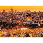 Trefl The Roofs of Jerusalem 3000 Piece Jigsaw Puzzle Red 46"x33" Print, DIY Puzzle, Creative Fun, Classic Puzzle for Adults and Children from 15 Years Old
