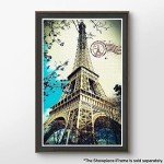 Pintoo Jigsaw Puzzles 4000 Piece for Adults - Eiffel Tower Beautiful Plastic Puzzle for Home Decor Zero Dust Easy Storage [H1756]