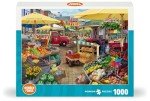 Wonder Forge Farmer's Market Day 1000 Piece Jigsaw Puzzle for Adults | Unique, Perfectly-Fitting Pieces | Fun, Vibrant Imagery | Amazon Exclusive