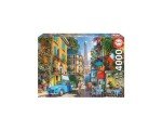 Educa - The Old Streets of Paris - 4000 Piece Jigsaw Puzzle - Puzzle Glue Included - Completed Image Measures 53.5" x 37.75" - Ages 14+ (19284)
