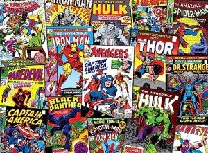 Buffalo Games - Marvel - Comic Book Collage - 1000 Piece Jigsaw Puzzle for Adults -Challenging Puzzle Perfect for Game Nights - Finished Size is 26.75 x 19.75