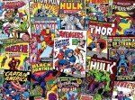 Buffalo Games - Marvel - Comic Book Collage - 1000 Piece Jigsaw Puzzle for Adults -Challenging Puzzle Perfect for Game Nights - Finished Size is 26.75 x 19.75
