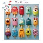 500 Pieces Jigsaw Puzzles for Adults and Teens and Kids Family Happy Gift Colorful Popsicles (Monster Popsicles)