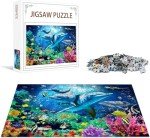 Nattork Jigsaw Puzzles 500 Pieces for Adults, Families (Sea World) Pieces Fit Together Perfectly