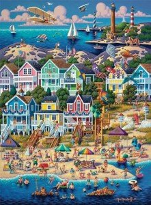 Buffalo Games - Dowdle - Outer Banks - 1000 Piece Jigsaw Puzzle for Adults -Challenging Puzzle Perfect for Game Nights - Finished Size is 26.75 x 19.75