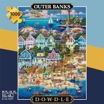 Buffalo Games - Dowdle - Outer Banks - 1000 Piece Jigsaw Puzzle for Adults -Challenging Puzzle Perfect for Game Nights - Finished Size is 26.75 x 19.75