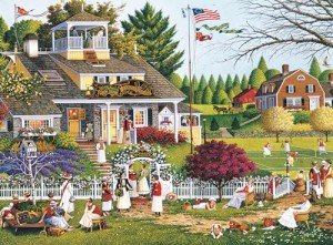 Buffalo Games - Silver Select - Charles Wysocki - Charles Wysocki - Love - 1000 Piece Jigsaw Puzzle for Adults - Challenging Puzzle Perfect for Game Night - Finished Size is 26.75 x 19.75