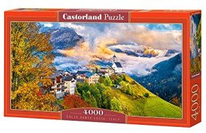 Castorland 4000 Piece Jigsaw Puzzles, Colle Santa Lucia, Italy, Mountain Landscape, Adult Puzzles, C-400164-2