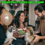 Funwares Original 101 Pooping Puppies Puzzle - Hilarious Jigsaw Puzzle - Perfect White Elephant Gag Gift - Funny Dog Pooping Puzzle for Adults and Kids! 500 Piece Puzzle!