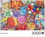 Buffalo Games - Lars Stewart - Candy Party! - 2000 Piece Jigsaw Puzzle for Adults Challenging Puzzle Perfect for Game Nights