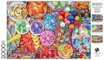 Buffalo Games - Lars Stewart - Candy Party! - 2000 Piece Jigsaw Puzzle for Adults Challenging Puzzle Perfect for Game Nights