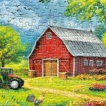 500 Piece Puzzle for Adults - Spring Farm