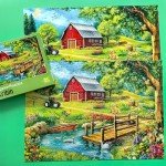 500 Piece Puzzle for Adults - Spring Farm