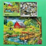 500 Piece Puzzle for Adults - Spring Farm