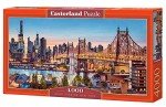 CASTORLAND 4000 Piece Jigsaw Puzzles, Good Evening New York, Puzzle of NYC, Puzzles of The USA, City Skyline Puzzle, New York Harbor and Bridge Puzzle, Castorland C-400256-2