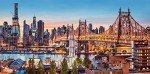 CASTORLAND 4000 Piece Jigsaw Puzzles, Good Evening New York, Puzzle of NYC, Puzzles of The USA, City Skyline Puzzle, New York Harbor and Bridge Puzzle, Castorland C-400256-2
