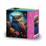 Majestic Value Brand 500 Piece Adult Puzzle of a Colorful Mystical Owl