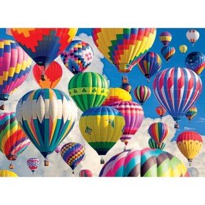 RoseArt - Kodak Premium - Hot Air Balloons Above The Clouds - 1500 Piece Jigsaw Puzzle for Adults