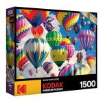 RoseArt - Kodak Premium - Hot Air Balloons Above The Clouds - 1500 Piece Jigsaw Puzzle for Adults