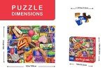 Springbok's 2000 Piece Jigsaw Puzzle Snack Treats - Made in USA