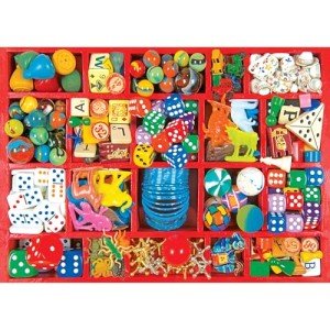 RoseArt - Kodak Premium - Vintage Toy Box - 3000 Piece Jigsaw Puzzle for Adults