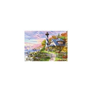 Educa - Lighthouse at Rock Bay - 4000 Piece Jigsaw Puzzle - Puzzle Glue Included - Completed Image Measures 53.5" x 37.75" - Ages 14+ (17677)