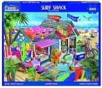 White Mountain Surf Shack 1000 Piece Puzzle for Adults Beach Summer Jigsaw Puzzles for Grandparents Adult Family