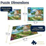 White Mountain Beach House - 1000 Piece Jigsaw Puzzle