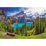 Trefl Lake Oeschinen, Alps, Switzerland 1500 Piece Jigsaw Puzzle Red 33"x23" Print, DIY Jigsaw, Creative Fun, Classic Puzzle for Adults and Children from 12 Years Old