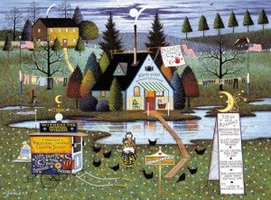 Buffalo Games - Charles Wysocki - Know it All - 1000 Piece Jigsaw Puzzle for Adults -Challenging Puzzle Perfect for Game Nights - Finished Size is 26.75 x 19.75