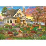 RoseArt - Kodak Premium Cork - Lakeside Home - 1000 Piece Jigsaw Puzzle for Adults