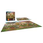 RoseArt - Kodak Premium Cork - Lakeside Home - 1000 Piece Jigsaw Puzzle for Adults