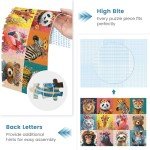 500 Piece Puzzles for Adults,Beautiful Wild Animals Jigsaw Puzzle for Adults Kids Seniors,Recycled Cardboard Dogs Puzzle 500 Piece,Family Activity Great Gift for Family Friends 20.5 * 15 inch