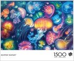 Buffalo Games - Eduard - Jellyfish Fantasy - 1500 Piece Jigsaw Puzzle for Adults Challenging Puzzle Perfect for Game Nights - Finished Size is 38.50 x 26.50