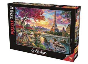 Anatolian Puzzle - Blooming Paris, 3000 Piece Jigsaw Puzzle, #4919