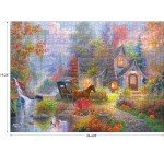 RoseArt - Abraham Hunter - Fairytale Cottage - 1000 Piece Jigsaw Puzzle for Adults