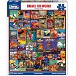 White Mountain Puzzles Travel The World - 500 Piece Jigsaw Puzzle