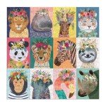 Galison Wild Spirit 500 Piece Puzzle from Galison - 20" x 20" Beautifully Illustrated Puzzle, Thick & Sturdy Pieces, Fun and Challenging Activity for Adults, Makes a Wonderful Gift!