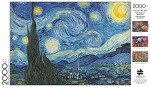 Buffalo Games - Vincent Van Gogh - Starry Night by Vincent Van Gogh - 2000 Piece Jigsaw Puzzle for Adults -Challenging Puzzle Perfect for Game Nights - Finished Size is 38.50 x 26.50
