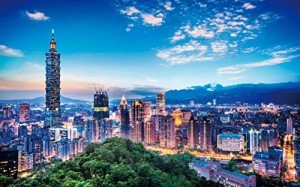 Pintoo Jigsaw Puzzles 4000 Piece for Adults - The Beautiful Sunset of Taipei Beautiful Plastic Puzzle for Home Decor Zero Dust Easy Storage [H2040]