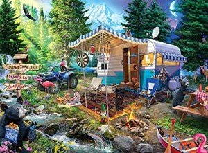Buffalo Games - Jeff Haynie - Mountain Retreat - 1000 Piece Jigsaw Puzzle For Adults - Challenging Puzzle Perfect for Game Nights - Finished Puzzle Size is 26.75 x 19.75