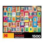 RoseArt - Kodak Premium - Colorful Windows and Doors of Burano - 1500 Piece Jigsaw Puzzle for Adults