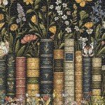 Wildflowers Puzzles for Adults 1000 Pieces, PICKFORU Wildflower Pages Jigsaw Puzzle, Vintage Book Puzzles for Book Lover, Plant Floral Flowers Puzzle as Home Decor