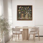 Wildflowers Puzzles for Adults 1000 Pieces, PICKFORU Wildflower Pages Jigsaw Puzzle, Vintage Book Puzzles for Book Lover, Plant Floral Flowers Puzzle as Home Decor