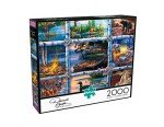 Buffalo Games - Darrell Bush - Darrell Bush - North Country - 2000 Piece Jigsaw Puzzle for Adults Challenging Puzzle Perfect for Game Nights - Finished Size is 38.50 x 26.50