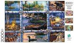Buffalo Games - Darrell Bush - Darrell Bush - North Country - 2000 Piece Jigsaw Puzzle for Adults Challenging Puzzle Perfect for Game Nights - Finished Size is 38.50 x 26.50