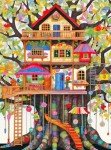 Cross & Glory - Fantastical Treehouse Escape - Jigsaw Puzzle for Adults 1000 Piece | Whimsical Art Style | Fun Puzzle Challenge for Adults and Families | 20x27 Inches | Satin Finish